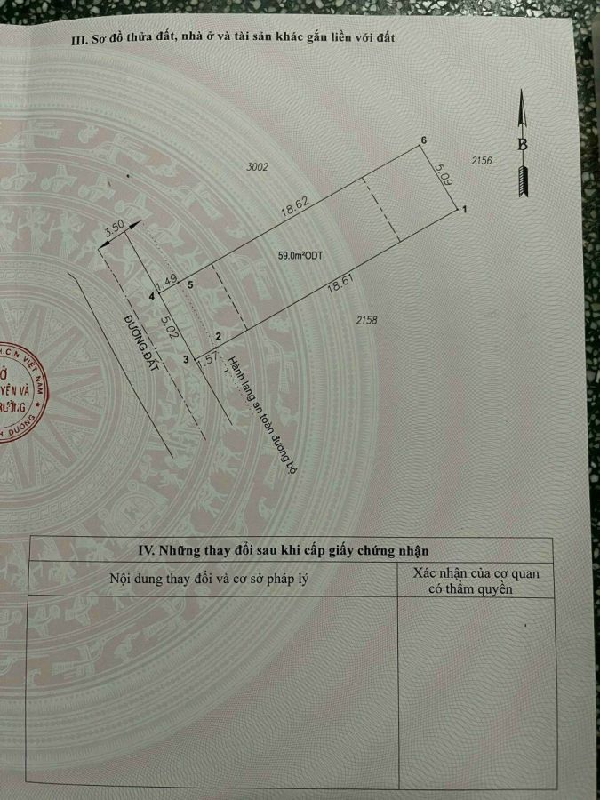 Cần bán gấp lô đất đẹp gần ủy ban công an phường tân đông hiệp thuộc đường mạch thị liễu